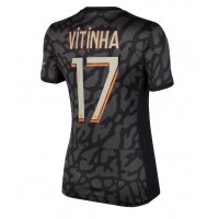 Paris Saint-Germain Vitinha Ferreira #17 Replica Third Shirt Ladies 2023-24 Short Sleeve